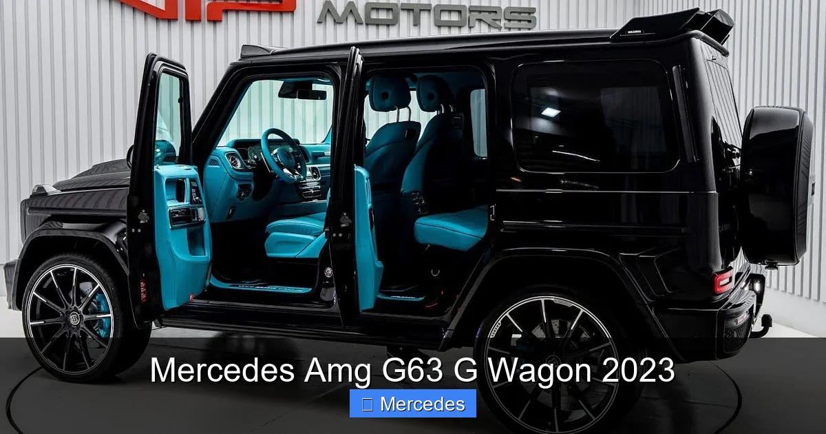 Mercedes Amg G63 G Wagon 2023