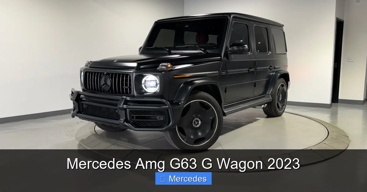 Mercedes Amg G63 G Wagon 2023