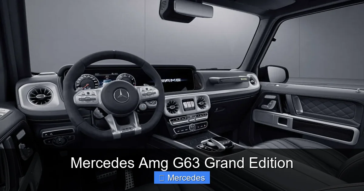 Mercedes Amg G63 Grand Edition