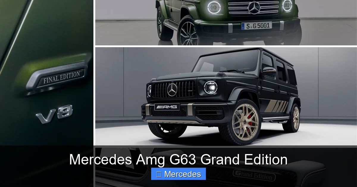 Mercedes Amg G63 Grand Edition