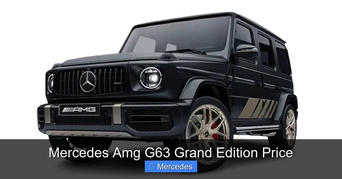 Mercedes Amg G63 Grand Edition Price