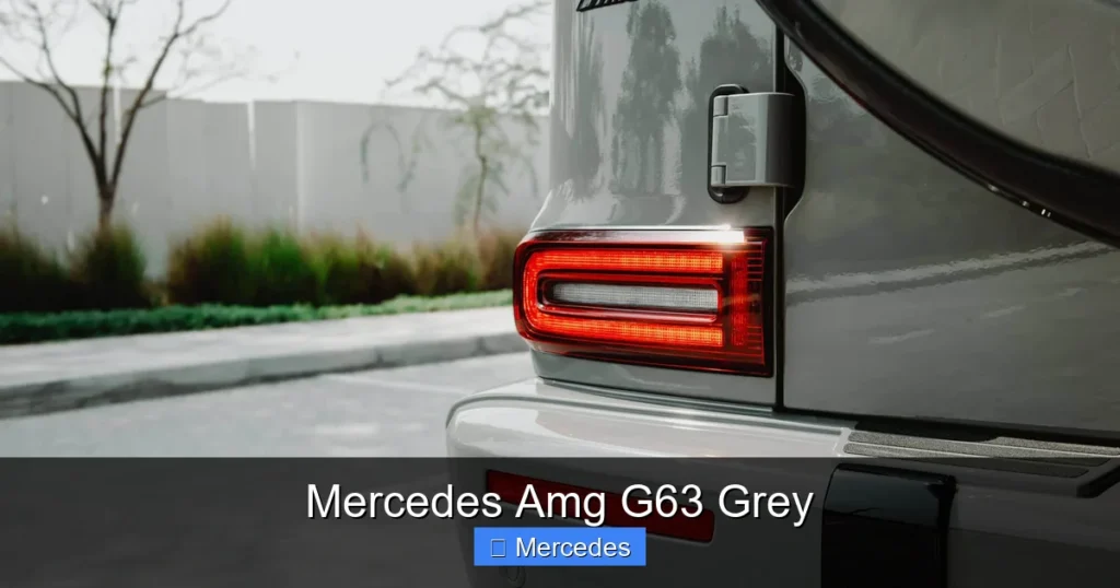 Mercedes Amg G63 Grey
