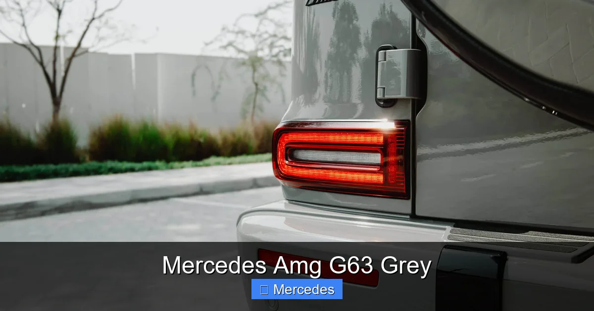 Mercedes Amg G63 Grey