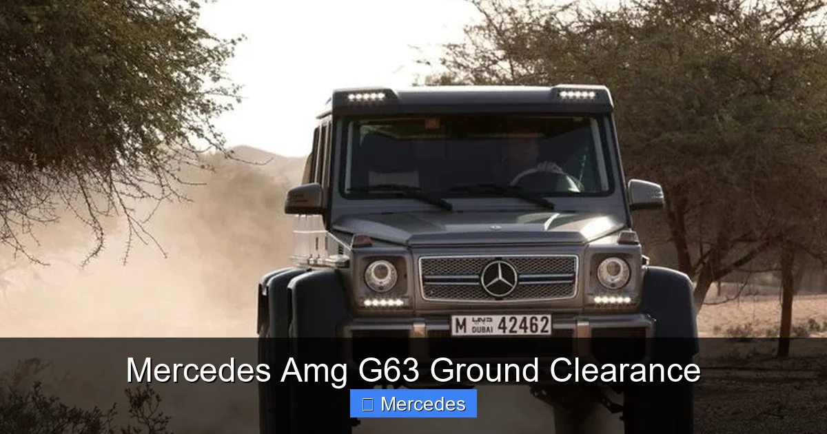 Mercedes Amg G63 Ground Clearance