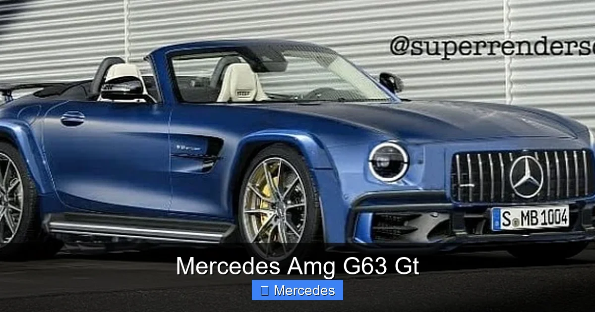 Mercedes Amg G63 Gt