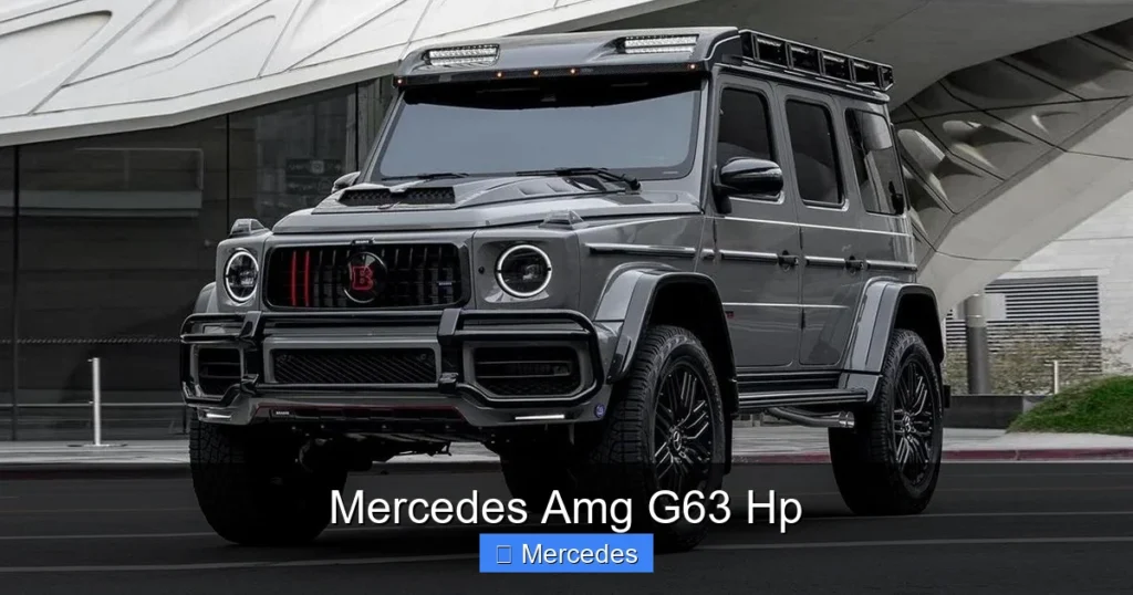 Mercedes Amg G63 Hp