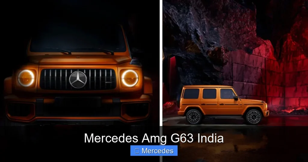 Mercedes Amg G63 India