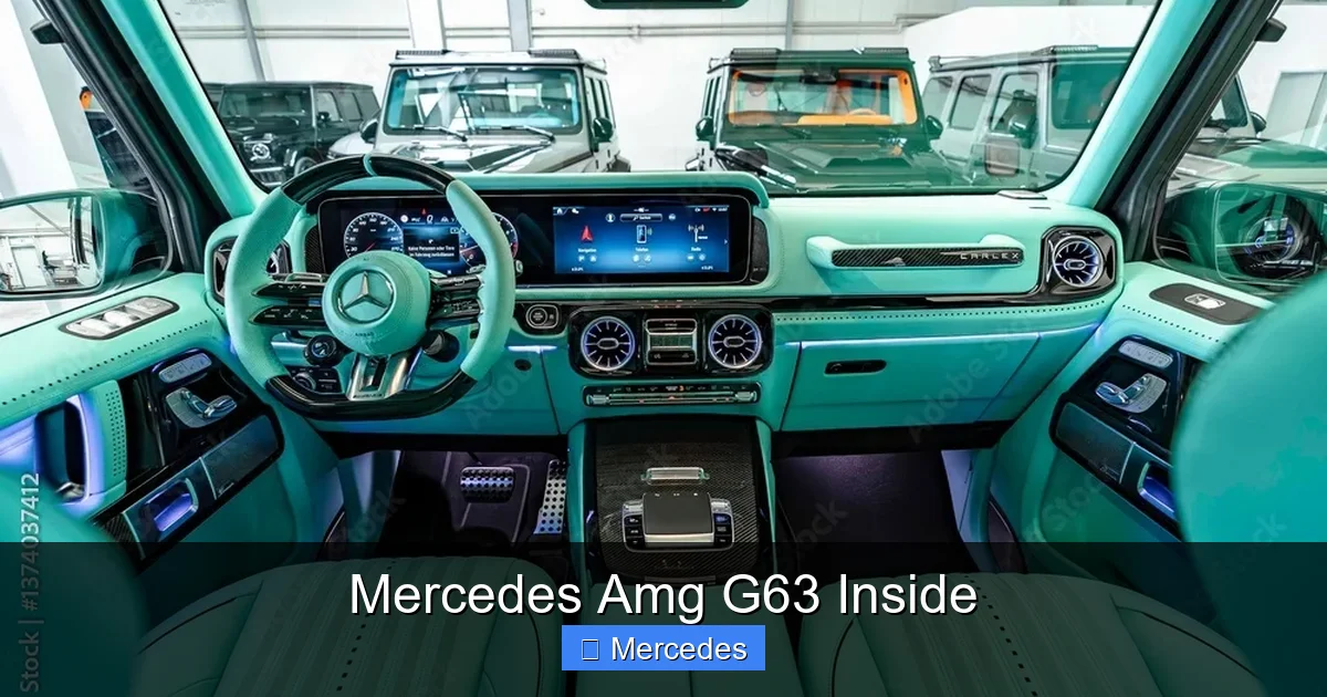 Mercedes Amg G63 Inside