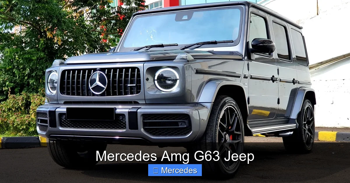 Mercedes Amg G63 Jeep