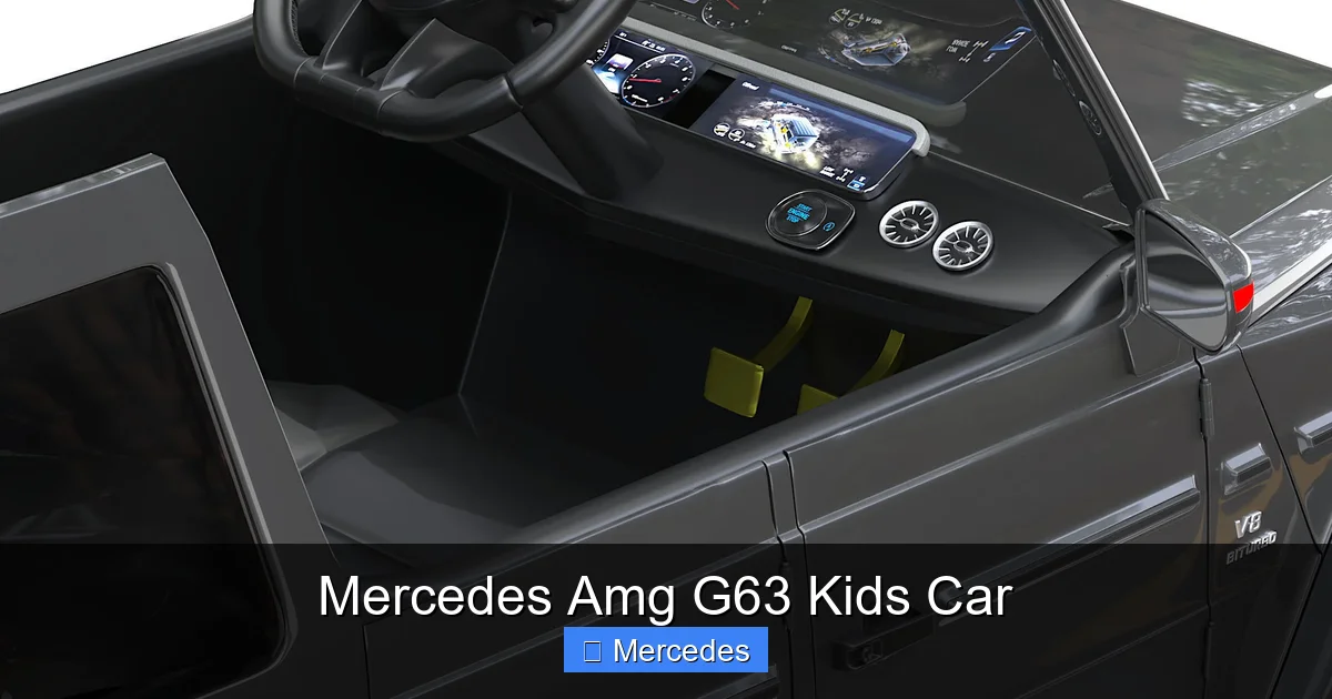 Mercedes Amg G63 Kids Car