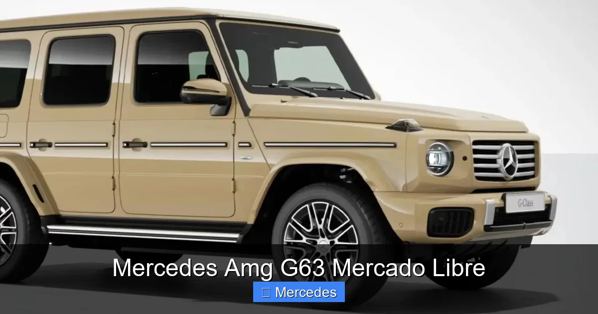 Mercedes Amg G63 Mercado Libre