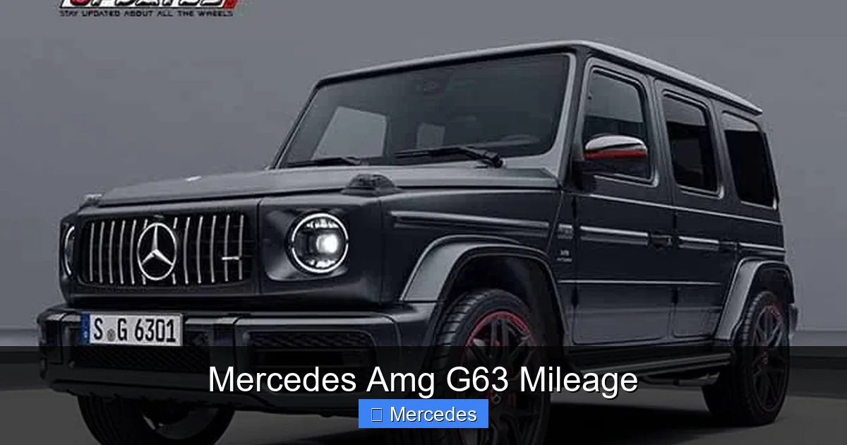 Mercedes Amg G63 Mileage