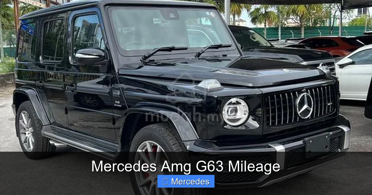 Mercedes Amg G63 Mileage