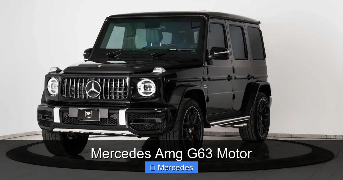 Mercedes Amg G63 Motor