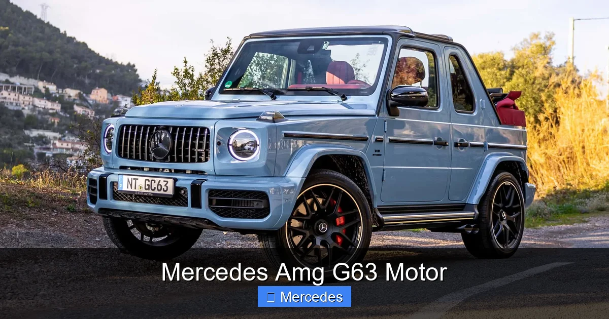 Mercedes Amg G63 Motor
