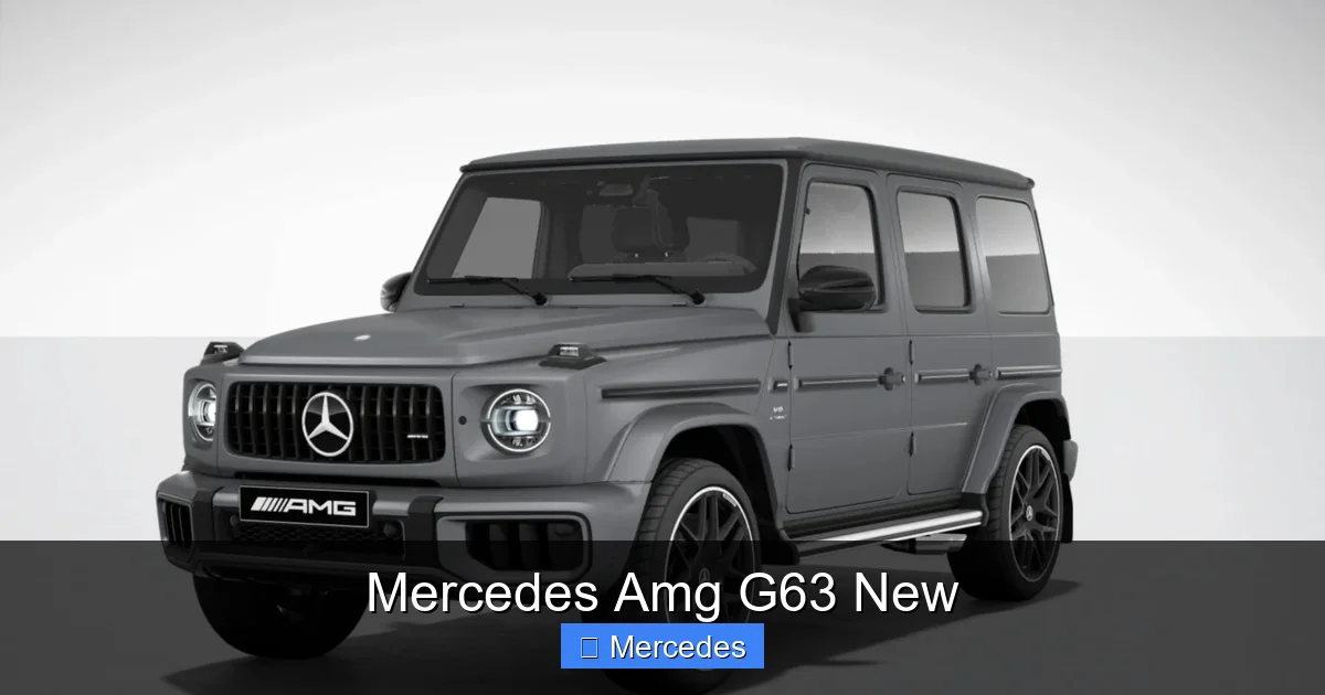 Mercedes Amg G63 New