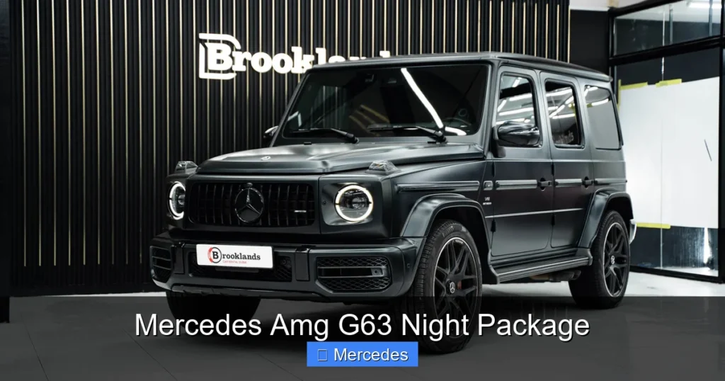 Mercedes Amg G63 Night Package