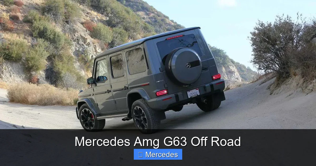 Mercedes Amg G63 Off Road