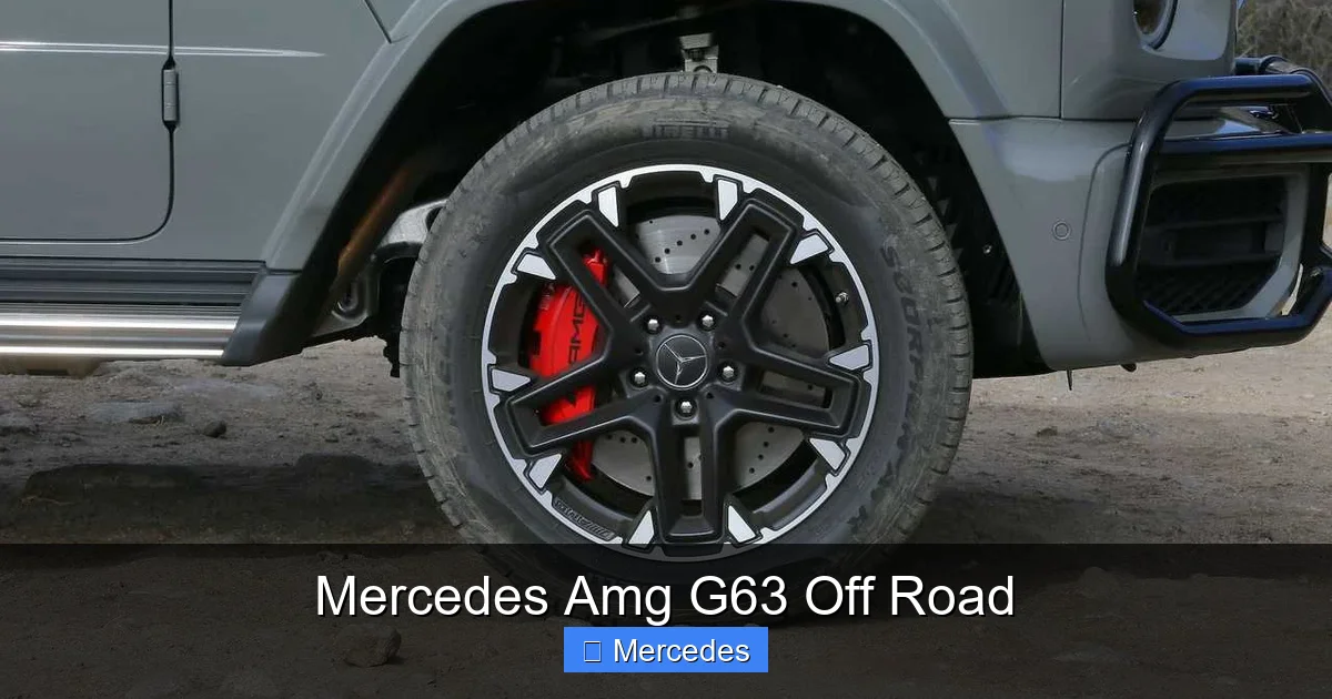 Mercedes Amg G63 Off Road