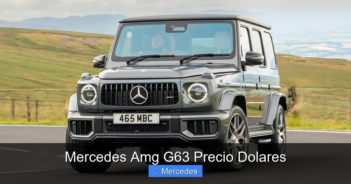 Mercedes Amg G63 Precio Dolares