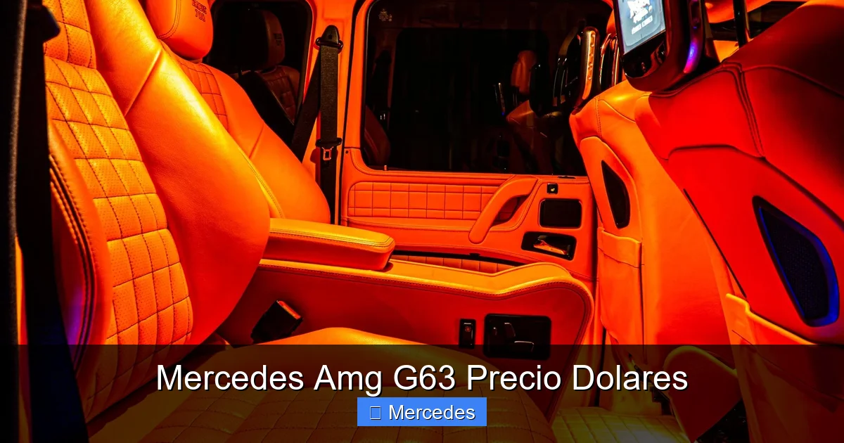 Mercedes Amg G63 Precio Dolares