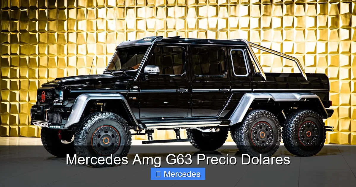 Mercedes Amg G63 Precio Dolares