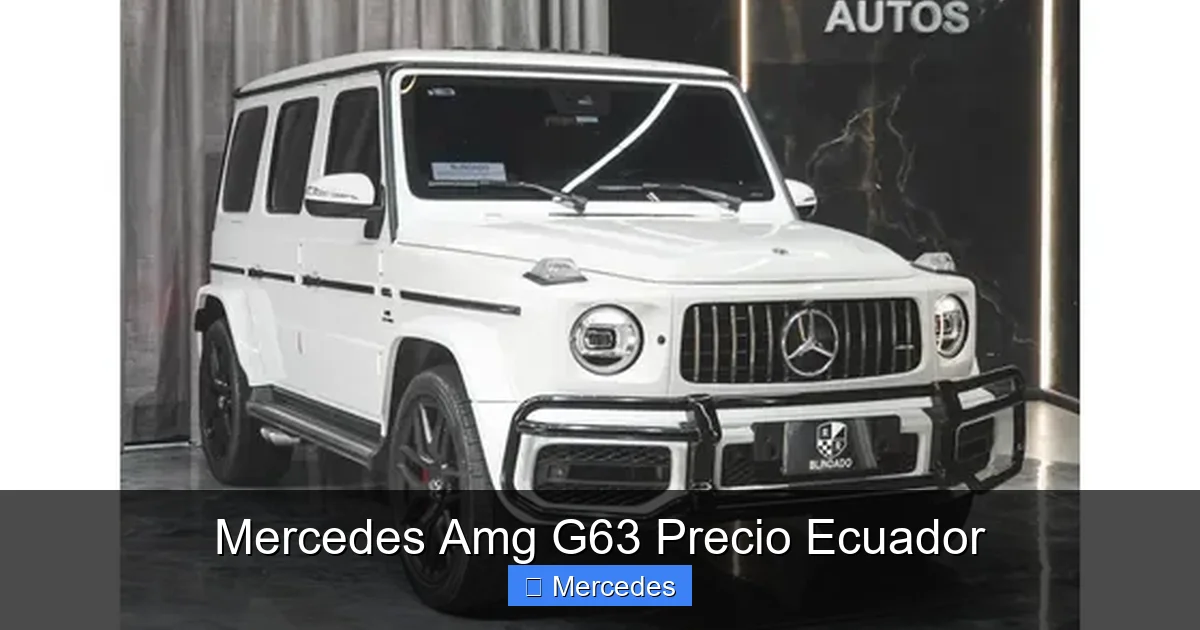 Mercedes Amg G63 Precio Ecuador