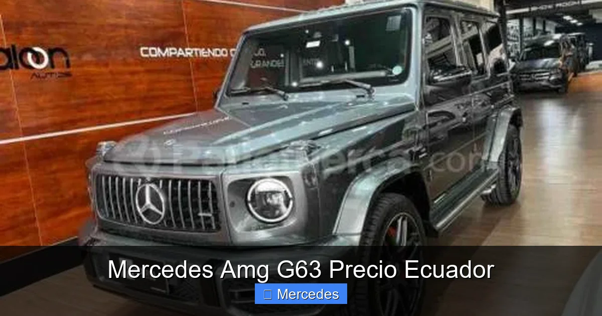Mercedes Amg G63 Precio Ecuador
