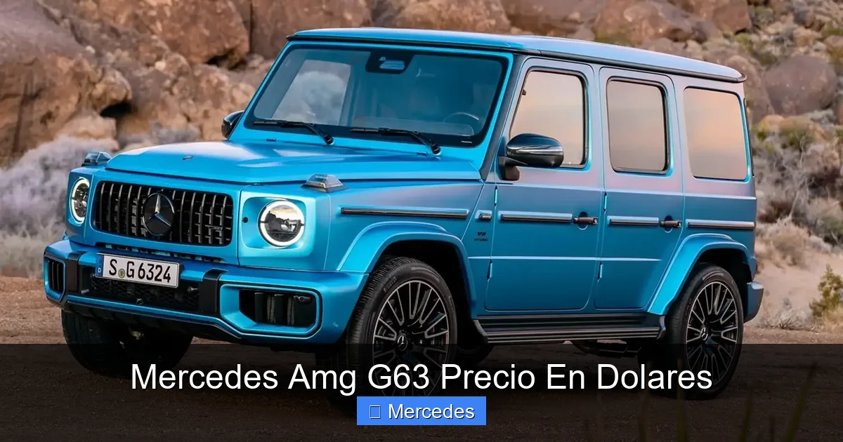 Mercedes Amg G63 Precio En Dolares