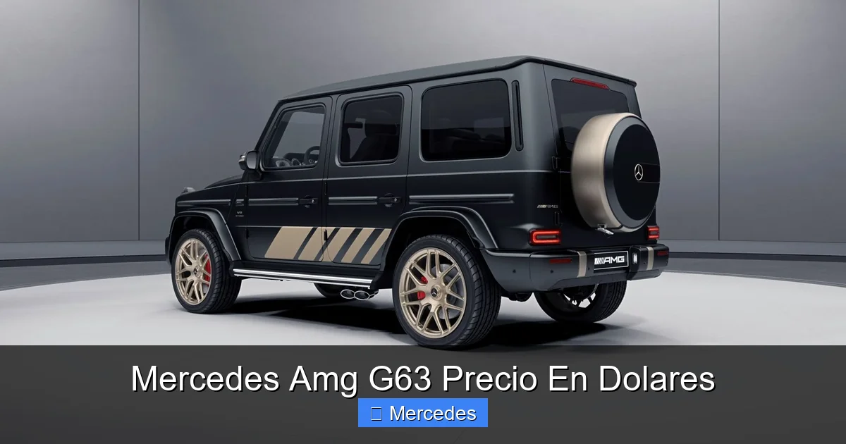 Mercedes Amg G63 Precio En Dolares