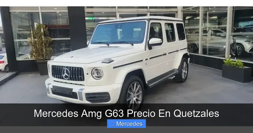 Mercedes Amg G63 Precio En Quetzales