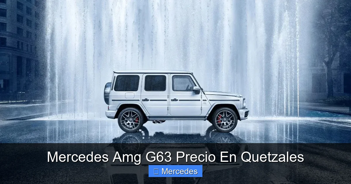 Mercedes Amg G63 Precio En Quetzales