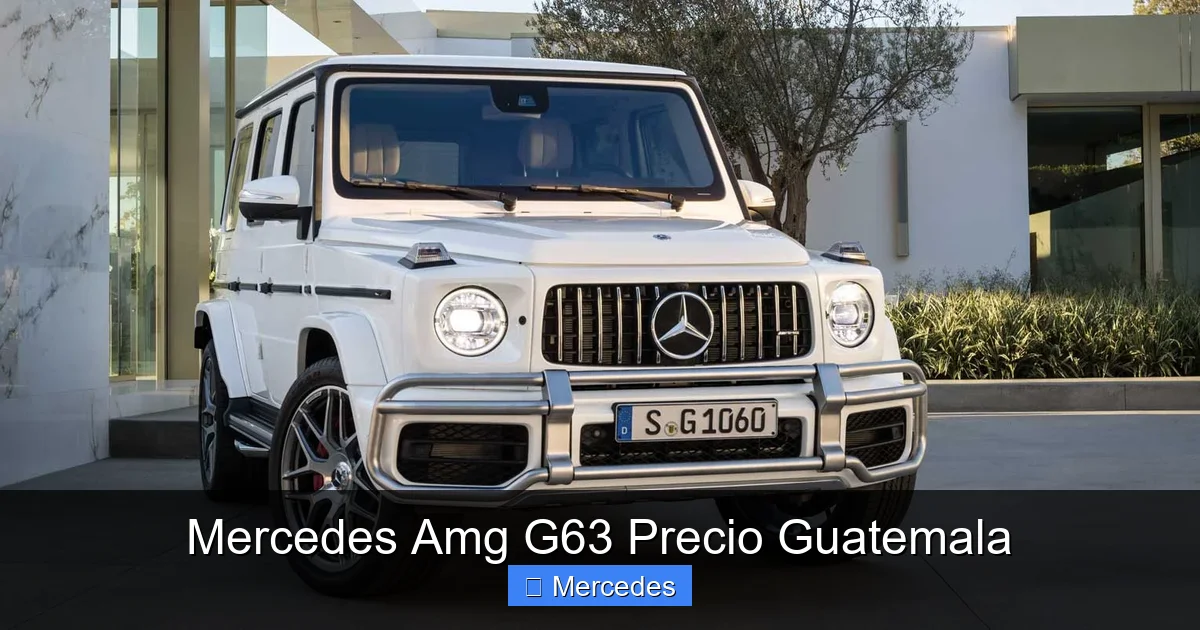 Mercedes Amg G63 Precio Guatemala