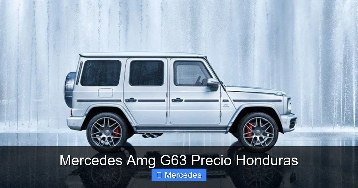 Mercedes Amg G63 Precio Honduras