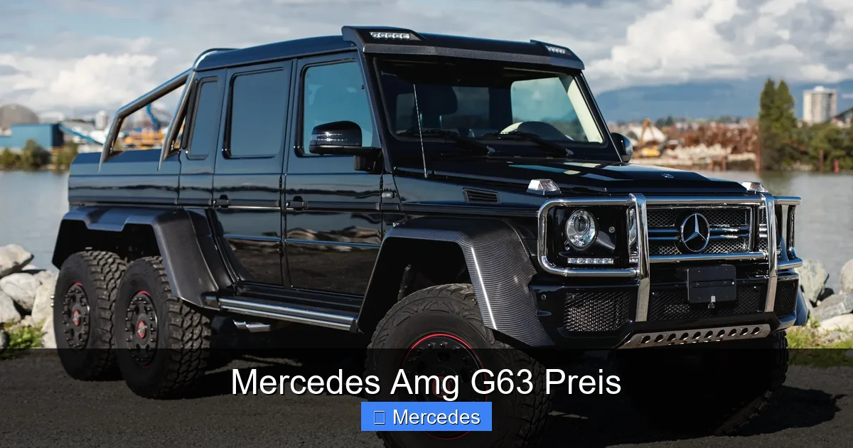 Mercedes Amg G63 Preis