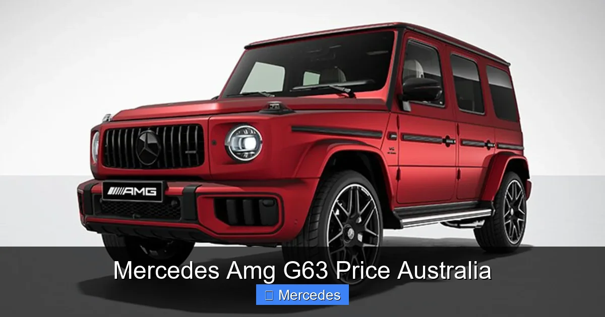 Mercedes Amg G63 Price Australia