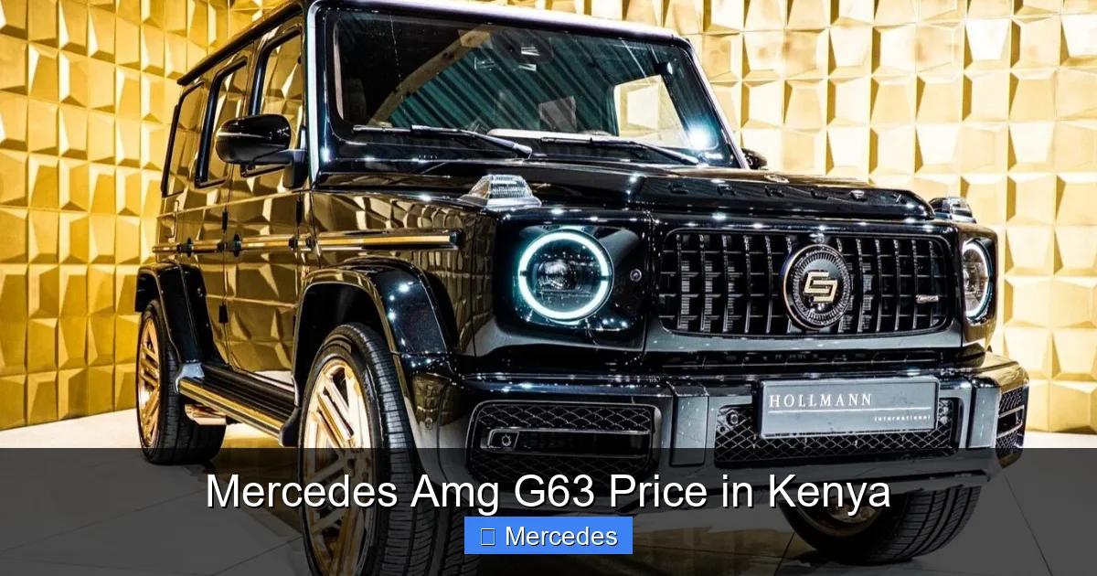 Mercedes Amg G63 Price in Kenya