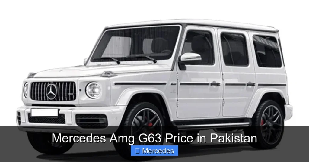 Mercedes Amg G63 Price in Pakistan