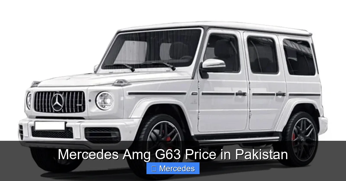 Mercedes Amg G63 Price in Pakistan