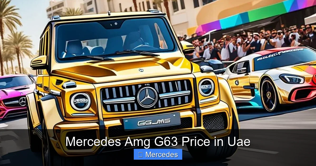 Mercedes Amg G63 Price in Uae