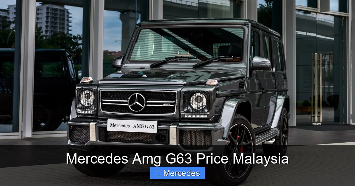 Mercedes Amg G63 Price Malaysia