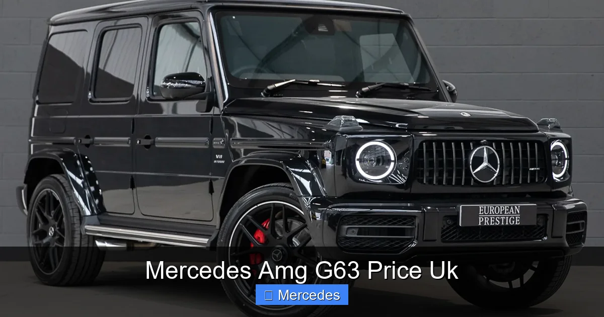 Mercedes Amg G63 Price Uk