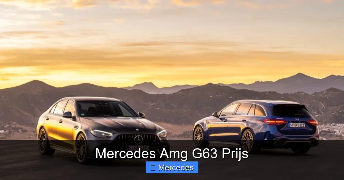 Mercedes Amg G63 Prijs