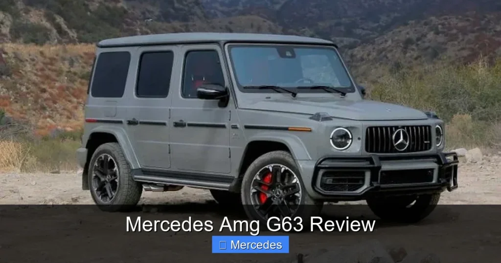 Mercedes Amg G63 Review