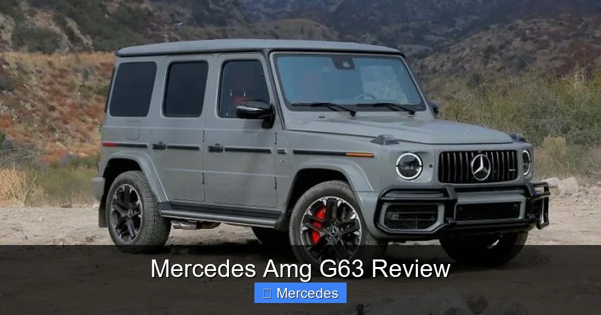 Mercedes Amg G63 Review