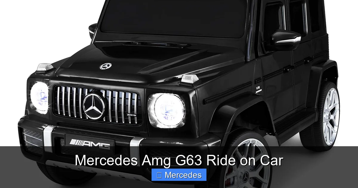 Mercedes Amg G63 Ride on Car