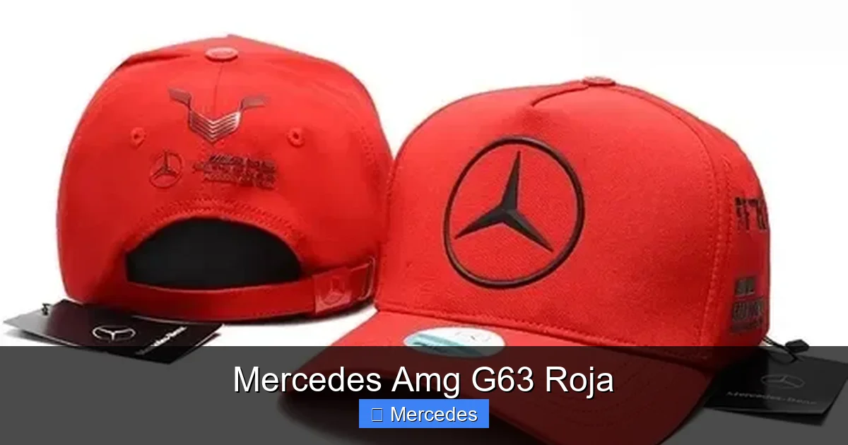Mercedes Amg G63 Roja