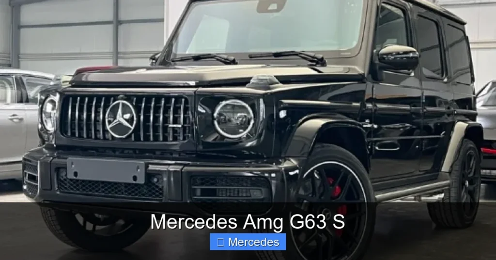 Mercedes Amg G63 S