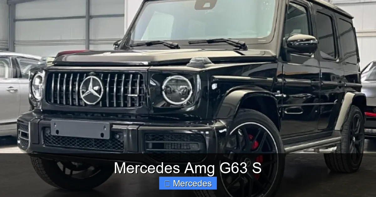 Mercedes Amg G63 S