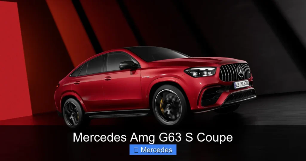 Mercedes Amg G63 S Coupe